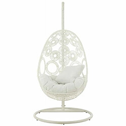 Paris Prix Fauteuil Suspendu & Coussin Bula 197cm Blanc