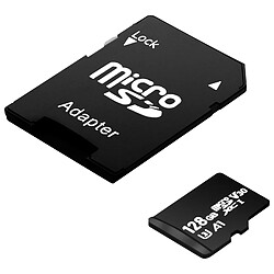 Carte mémoire Micro-SD 128Go classe 10 + Adaptateur SD ImroCard