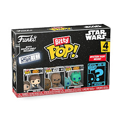 Zyx Music Sarl Pack de 4 figurines Funko Bitty Pop Star Wars Han Solo 