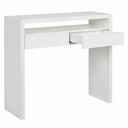 Avis Paris Prix Bureau Extensible 1 Tiroir Azort 100cm Blanc