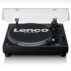 Lenco Tourne-disque à entraînement direct avec encodage USB/PC L-3818BK Noir