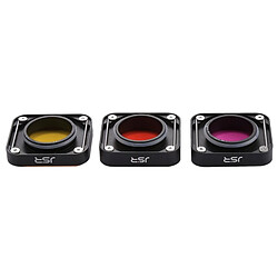 Avis Wewoo Filtre rouge et jaune Magenta pour GoPro HERO6 / 5 3 en 1 Snap-on / / de lentille de couleur