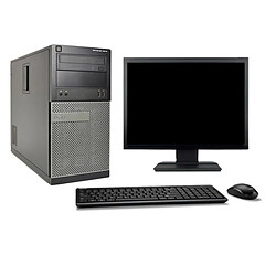 PC Dell 3010 MT Ecran 19" i7-3770 RAM 8Go Disque Dur 1To HDMI Windows 10 Wifi · Occasion 