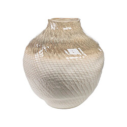 Vase Romimex Beige Porcelaine 36 x 39 x 37 cm