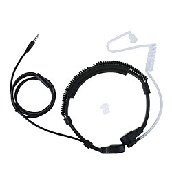 GUPBOO Top 3.5mm Mic Tactical Headphones Casque réglable caché avec tube à air et micro pour téléphones intelligents 