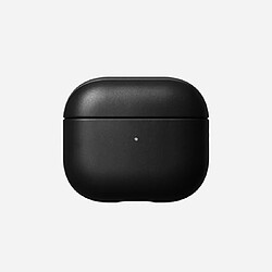 Nomad Coque pour Airpods 3 Modern Leather Robuste avec Point d'Attache Noir 