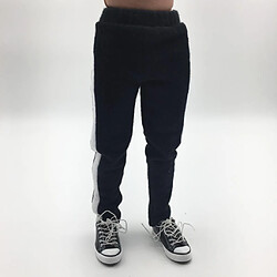 1/6 Pantalon de Survêtement Masculin à Rayures Sur Côté Pour Figurine Mâle de 12 Pouces