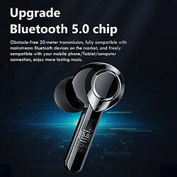 GUPBOO Casque Bluetooth sans fil 9D stéréo sport étanche TWS Bluetooth 5.0 casque avec micro LED casque contrôle tactile pas cher