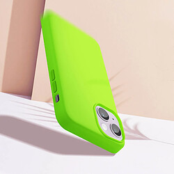 Avis Coque pour iPhone 14 Hybride Semi-rigide Fine Intérieur Doux Moxie vert pomme