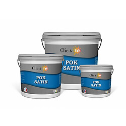 Acheter POK SATIN : Peinture Satin Lessivable Beige grisé 25m² - 2,5L