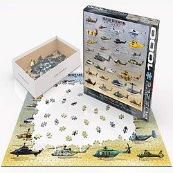 Eurographics hélicoptères Militaires Puzzle (1000 pièces)