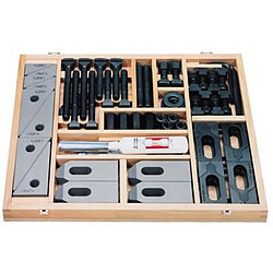 Forum Assortiments d'outils de serrage, d x rainure en T : M10 x 10 mm, Supports de serrage universels 4 x T. 1, 4 x T. 2, 4 x T. 3