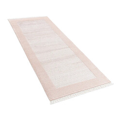 Vidal Tapis de couloir en laine 201x79 rose Darya