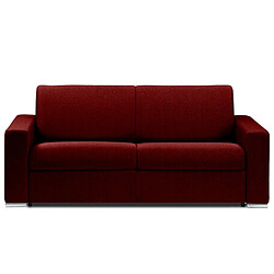 Inside 75 Canapé lit 4 places DREAMER convertible EXPRESS 160*197*16cm microfibre rouge 