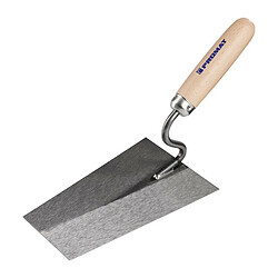 PROMAT Truelle de maçon longueur 180 mm largeur 125 mm avec manche en frêne col en S a