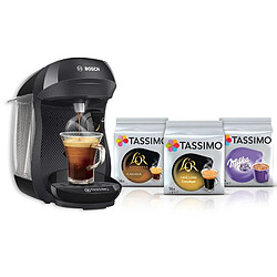 Machine à dosettes Tassimo BOSCH TAS1002N6 + 3 packs T-Discs