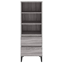 Avis Maison Chic Buffet,Meuble de Rangement,commode pour salon,Cuisine Sonoma gris 40x36x110 cm Bois d'ingénierie -MN34056