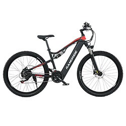 Vélo électrique RANDRIDE YG90B Moteur 1000W 48V 17Ah Batterie - Noir et rouge