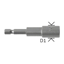 Douille pour vis à tête 6 pans L=65mm Ø10mm BOSCH 2608550561