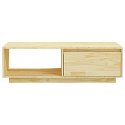 Acheter vidaXL Table basse 110x50x33,5 cm bois de pin massif