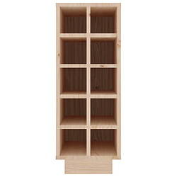 Acheter vidaXL Armoire à vin 23x34x61 cm Bois de pin massif