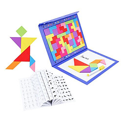 RedMiter Puzzle magnétique multifonctionnel Tangram Magnetic Tetris - Multicolore 