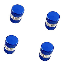 Acheter 4pieces pneu en aluminium / valve de jante / roue port d'air couvre tiges cap truck blue