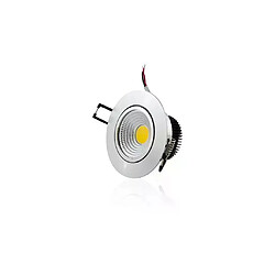 Plafonnier Dimmable Encastrable LED 5W COB - Eclairage 40W Blanc Naturel 4100K