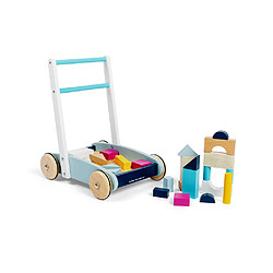 Bigjigs Toys Trotteur et blocs en bois