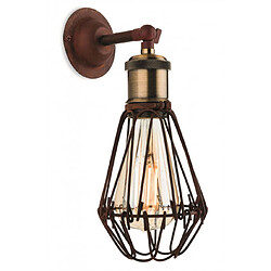 Luminaire Center Applique murale Arcade Brun rustique 1 ampoule 26cm Coloris : Brun rustiqueNombre d'ampoules : 1Type d'ampoule : E27Puissance Max en Watts (W) : 60Ampoules incluses : NonIP20Hauteur en Cm : 26Largeur en Cm : 11Projec