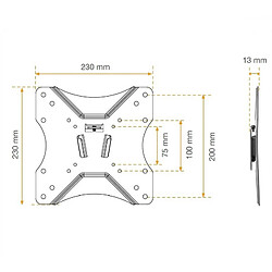 Avis Kaorka Support TV fixe pour TV 28 à 42 pouces (71 à 106 cm)