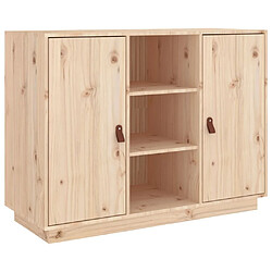 Maison Chic Buffet,Meuble de Rangement,commode pour salon,Cuisine 100x40x75 cm Bois massif de pin -MN78987