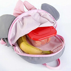 Sac à dos enfant Minnie Mouse Gris (9 x 20 x 25 cm) pas cher