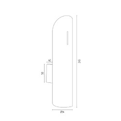 Avis Lumière Applique Up & Down Structure Blanche