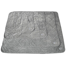 PetFusion Premium Plus Petit Chien ou Chat Couverture (79 x 69 cm). réversible Gris Micro en Peluche. [100% Polyester Doux] pas cher