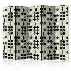 Paris Prix Paravent 5 Volets Black & White Dots 172x225cm