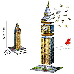 Avis Ravensburger Big Ben Puzzle 3D 216 piAces pour enfants et adultes - La technologie Easy click signifie que les piAces semboAtent parfaitement