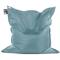 Jardindeco Grand coussin uni Maxi Bleu Mineral.