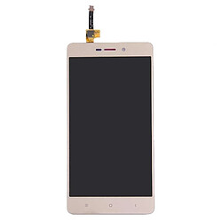 Wewoo Pièce détachée pour Xiaomi Redmi 43162 or écran LCD + tactile Digitizer Assemblée