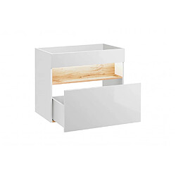 Ac-Deco Ensemble sous-vasque + vasque - Blanc - 80 cm - Bahama