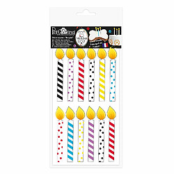 Scrapcooking Décors azyme - 12 bougies d'anniversaire 