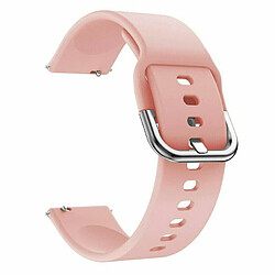 Riffi Bracelet en silicone Riff pour Samsung Galaxy Watch d'une largeur de 22 mm Rose 