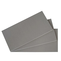 Inside 75 Lot 3 de tablettes BALIOS Larg 65 / Prof 50 cm coloris gris 