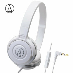 Casque D'Origine Audio-Technica Ath-S100Is Casque De Jeu De Contrôle Filaire Avec Microphone Bass Blanc