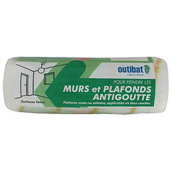 OUTIBAT - Manchon pour rouleau bi-matière anti-goutte murs/plafonds 180 mm 