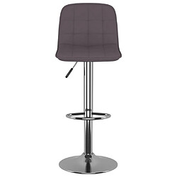 Avis vidaXL Tabourets de bar lot de 2 taupe tissu