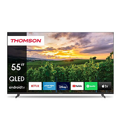 Téléviseur QLED 4K 55" 139 cm THOMSON 55QA2S13 Thomson 55” (139 cm) QLED 4K UHD Smart Android TV – 55QA2S13