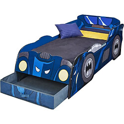 Avis Batman Batmobile - Lit lumineux pour enfants avec rangement, pour matelas 140cm x 70cm