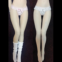 Avis 1/6 Sexy Thong Lace Underwear Slip Femme Pour Figurine 12 `` Rose