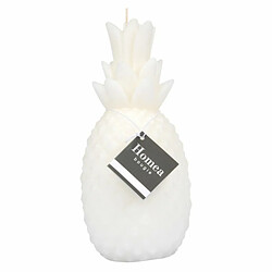 Paris Prix Bougie Déco Ananas Tropical 20cm Blanc